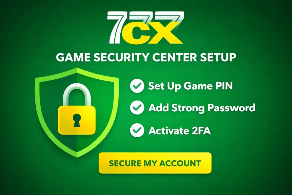 777CX Game Security Center Setup