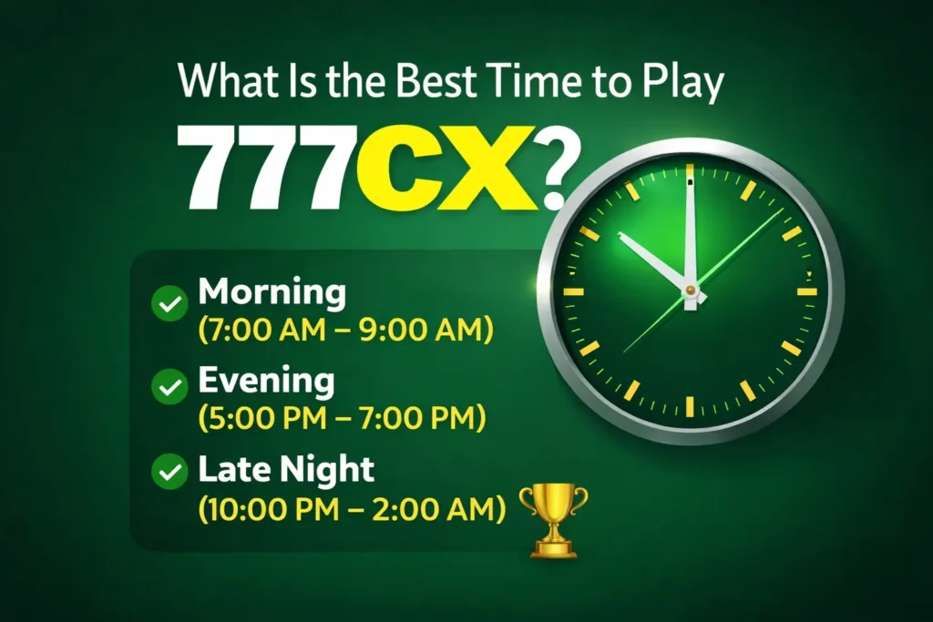 What Is the Best Time to Play 777CX?