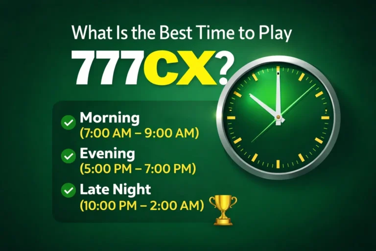 What Is the Best Time to Play 777CX?